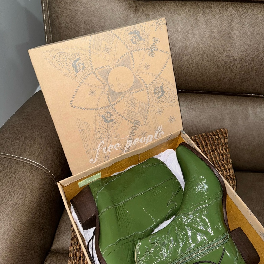 Free People Green Boots